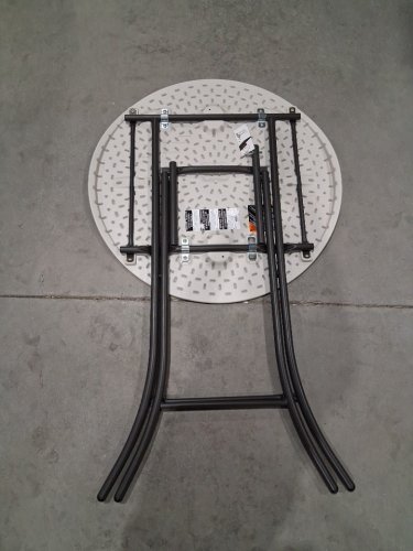Lifetime Bistro round Table- 33" - grey/black (model : 1987643) image 3