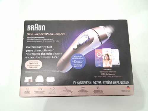 Braun Skin i-Expert Smart IPL at Home Laser Hair Removal with App, Premium Pouch 3 heads and Venus Razor - (model:PL7243) image 3