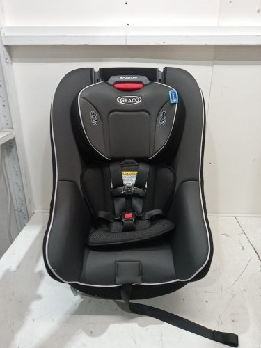 GRACO CONTENDER 65 CONVERTIBLE CAR SEAT WITH REAR‑TO‑FORWARD 5‑POINT HARNESS (5–65 LB), NO‑RETHREAD SIMPLY SAFE ADJUST, MACHINE‑WASHABLE PAD AND CUP HOLDER - GREY (MODEL : 2061867) image 3