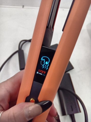 dyson airstrait wet to dry hair straightener - LIMITED EDITION APRICOT/ TOPAZ  (model: ht01) image 9