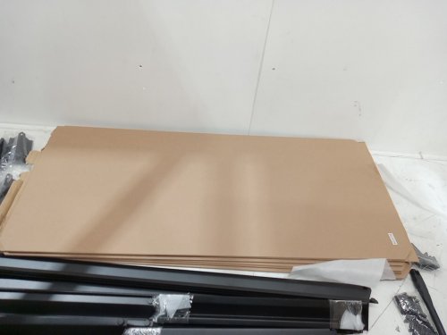5 TIER Heavy Duty Garage Storage Shelves - 71.4" x 36" x 16" - BLACK/brown (MODEL:RBMS5LBW40ZD) image 5