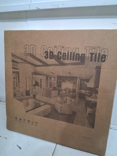 12PK Art3dwallpanels Ceiling Tiles/High Grade PVC Wall Panels - 24" x 24" - WHITE image 2