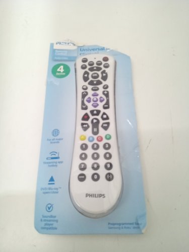 Philips 4-Device Universal Remote Control - PEARL WHITE (Model: SRP4222P/27) image 2