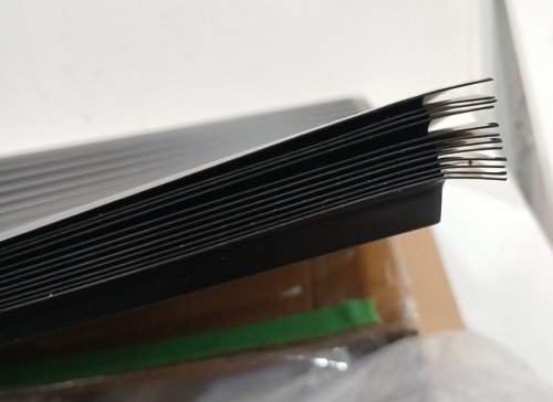 12PK PVC Ceiling Tiles - 24" x 48" - Black (Model: Ha-001) image 6
