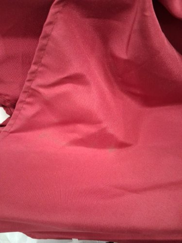 COSTWAY Hanging Offset Umbrella with 40 Solar Powered Lights - 10ft -red (model:NP11657WN) image 4