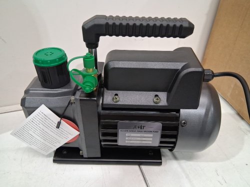 pb motor tech vacuum pump with manifold gauge set - 1/3hp - 4.5cfm - 5pa - 3 way manifold gauge - black (model: pb-a00a / rs-1.5) image 6