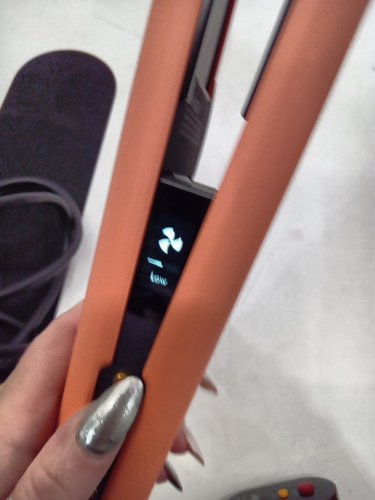 dyson airstrait wet to dry hair straightener - LIMITED EDITION APRICOT/ TOPAZ  (model: ht01) image 9
