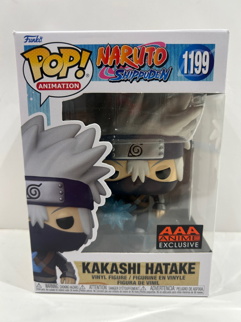 Funko pop! **aaa anime exclusive** animation: Naruto shippuden - kakashi hatake vinyl figure (#1199) image 2