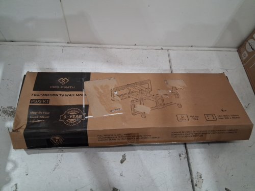 PERLESMITH EXTRA LARGE FULL-MOTION TV WALL-MOUNT - FITS DISPLAYS 50"-90" - BLACK (MODEL: PSXFK1) image 2