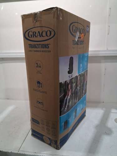 Graco Tranzitions 3‑in‑1 Harness Booster Seat with High‑Back Booster & Backless Booster, 2 Removable Cup Holders, Open‑Loop Belt Guides & Machine‑Washable Covers (MODEL: 2035724) image 2