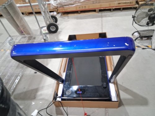 COSTWAY SUPERFIT FOLDING TREADMILL WITH REMOTE CONTROL - 7.5MPH TOP SPEED - 2.25HP - NAVY BLUE (MODEL:sp37592sh-ny) image 8
