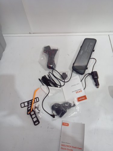 WOLFBOX 12'' Mirror Dash Cam with WiFi, 1080P Rear Camera, 32GB TF Card & GPS (mode: g840h) image 3