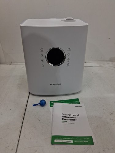HOMVANA ULTRASONIC WARM & COOL MIST HYYBRID SMART HUMIDIFIER WITH WIFI APP CONNECTION & AROMA TRAY - 6.5L / 861 SQ.FT. COVERAGE - WHITE/BLACK (MODEL: H111S) image 2