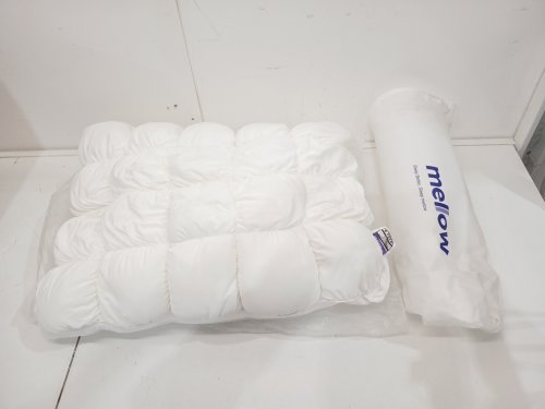 MELLOW COOLING CLOUD DESIGN PUFF PILLOW - REGULAR 20" X 26" - WHITE image 3