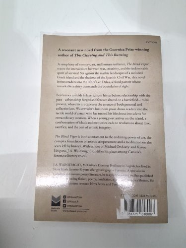 (Paperback) The Blind Viper a novel by J. A. Wainwright image 3