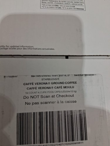 54PK STARBUCKS CAFE VERONA DARK ROAST keurig COFFEE PODS image 4