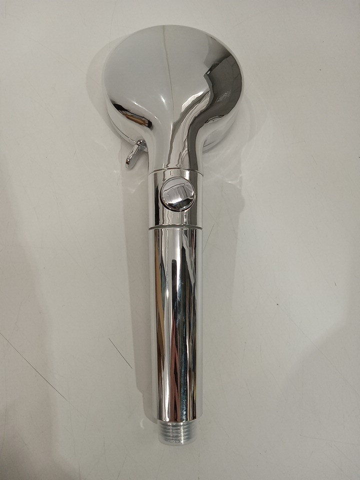 Filterelated Handheld Shower Head with Stop Button - Chrome image 5