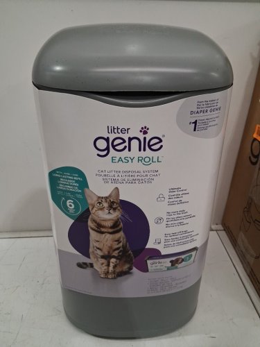 LITTER GENIE EASY ROLL PAIL - 8 DAY CAPACITY - 17.5" - GREY (model: i000371) image 3