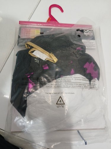 3PC GIRLS RUBIES DC BATGIRL COSTUME - SMALL (4-6) - BLACK/PURPLE/GOLD (STYLE: 1001753) image 3