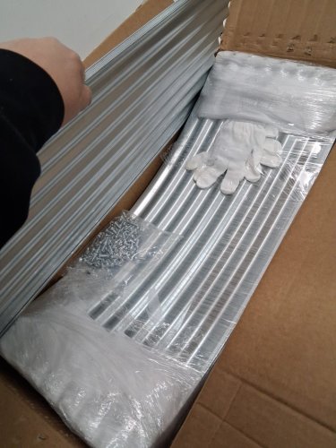 OVAL GALVANIZED RAISED GARDEN BED - 10.5" X ~65" - SILVER image 4