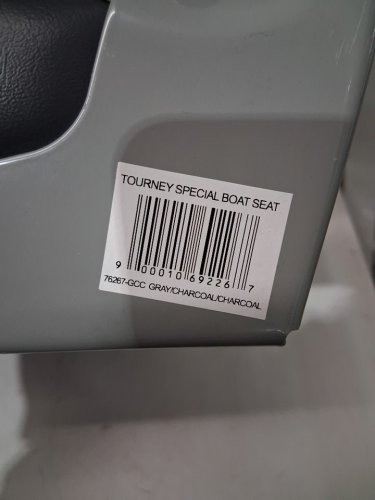 bps Tourney Special Boat Seat - 17" x 22" - Gray/Charcoal - (model:76267-gcc) image 6