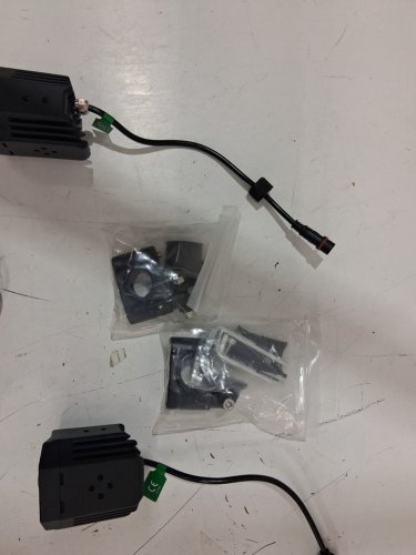 2PK MOTORCYCLE EXTERNAL FOG LIGHTS - universal fitment - BLACK image 5