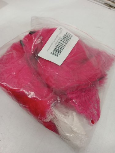 2PC Cat Ears and Small Stainless Steel Butt Plug Tail - Hot Pink Ears / Hot Pink Tail image 3