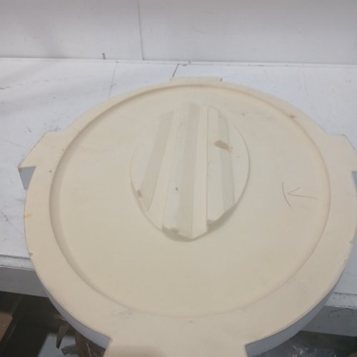 Ekena Millwork Horizontal Oval Gable Vent Louver with Flat Trim - 29" x 20" x 1" - white - (model:GVOV29X20D) image 3