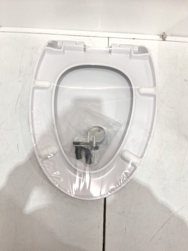 Garvee Soft Close Hinge Non-Slip Elongated Toilet Seat - 18.2" - white (model: ph0-16exda3y) image 4