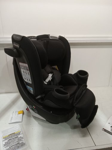evenflo Revolve360 Extend All-in-One Rotating Car Seat - 4 to 120lbs max - black (model: cs360212310c) image 7