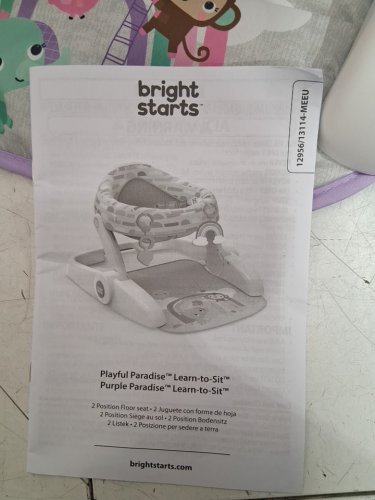 Bright Starts Learn to sit floor seat - 4-12 months - Purple Paradise (model : 13114) image 4