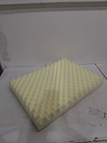 multiuse egg crate foam panel - 23" x 17" x 3" - yellow image 2