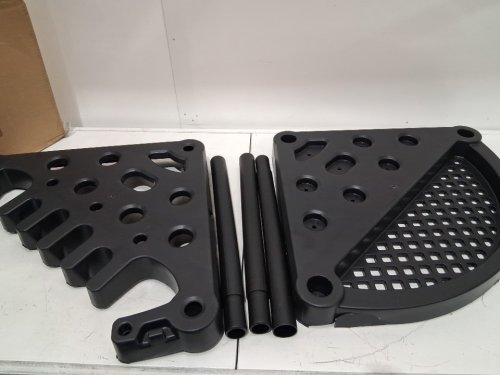 Keter Compact Corner Tool Rack- 23" x 22.8" x 5.2"- black (model:17213466) image 3