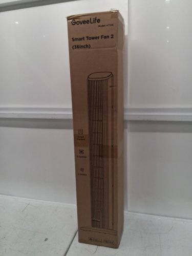 GoveeLife Smart Tower Oscillating Floor Fan with Temperature Auto Mode, App & Voice Remote, 5 Modes 8 Speeds up to 25ft/s, 24H Timer, 29dB Quiet Fan - 36" - white - (modelL: h7106) image 3