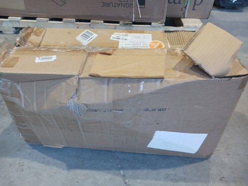 SERTA NEVER FLAT FABRIC SERIES RAISED AIR BED WITH INTERNAL PUMP, 18" RAISED QUEEN SIZE - BEIGE (MODEL: ‎ST840017) image 2