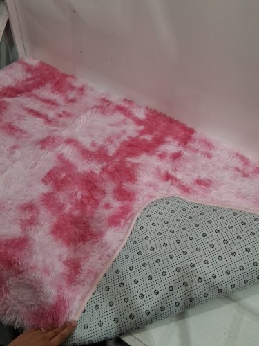 Unbranded Fluffy Area Rug - 3FT x 5FT - PINK image 3
