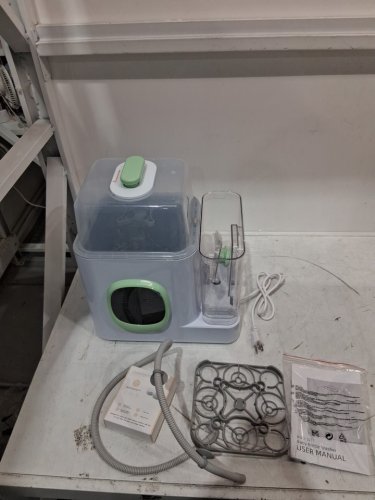 baby bottle washer & dryer al in one cleaning machine - white (model: b422-3211) image 3