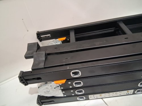 7-in-1 multi-purpose folding ladder - up to 12ft length - 330lb max - black/grey (model: kmp403a) image 6