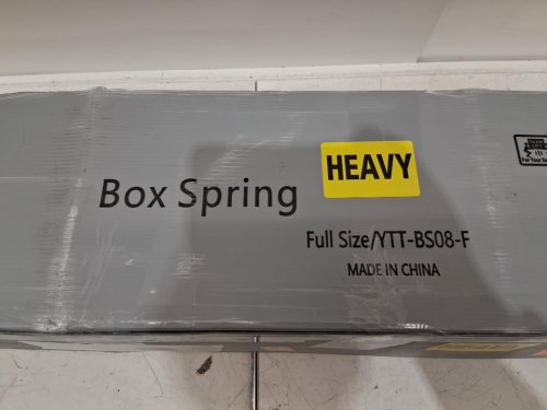 Heavy Duty Metal box spring Frame - full - 8" - black/grey/white (model: ytt-bs08-f) image 3