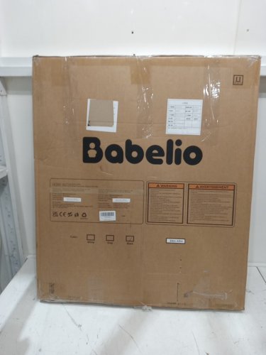 Babelio 2-in-1 easy swing Auto Close Baby/Dog Gate for Stairs - 26" x 43" x 28" - IRON black (model: bebam17) image 2