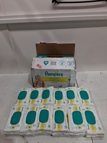 1008PK Pampers Sensitive fragrance Free baby wipes image 3