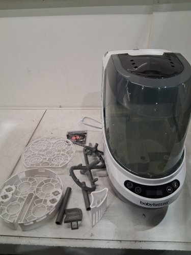 BABYBREZZA BOTTLE WASHER PRO 3-IN-1 WASHER/STERILIZER/DRYER - HOLDS 4 BOTTLES - BLACK/WHITE (MODEL: BRZ0103) image 3