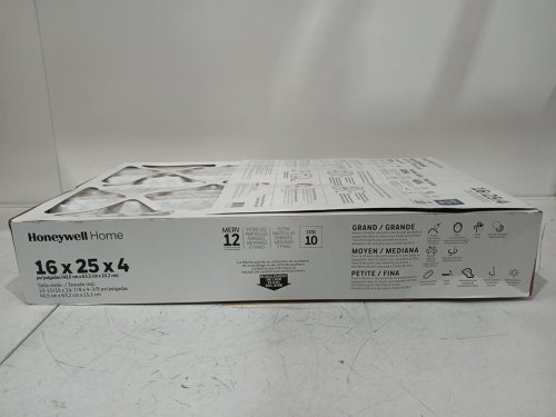 honeywell home micro defense merv 12 air filter - 16" x 25" x 4" - white (Model: CF412H1625) image 3