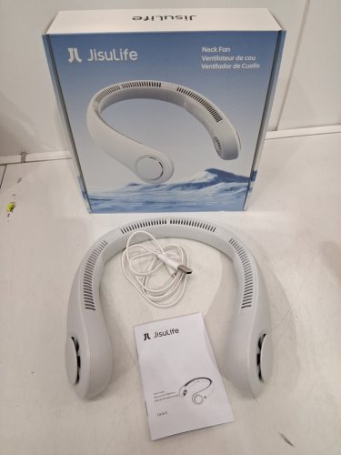 Jisulife LIFE4 5-Speed portable neck fan - OSFM - White (model: fa14-s) image 2