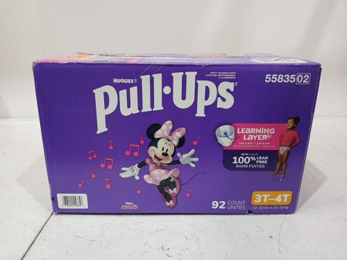 69PK HUGGIES PULL-UPS DISPOSABLE TRAINING PANTS - SIZE 3T-4T - DISNEY Minnie MOUSE image 2