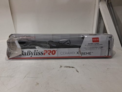 BABYLISSPRO CERAMIX XTREME CERAMIC EXTRA LONG CURLING IRON - 1 1/4" - BLACK (MODEL: BABC125XLSC) image 2