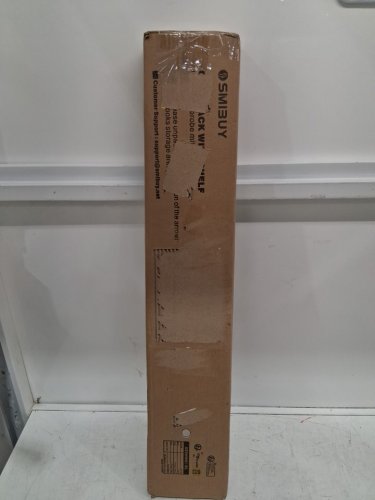 SMIBUY WALL MOUNTED COAT RACK WITH SHELF - 32" x 6" - WHITE (MODEL: SBSHW01-BL) image 4