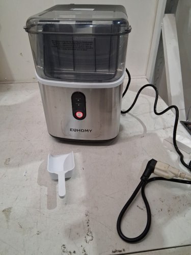 EUHOMY PEARL L1 PORTABLE NUGGET ICE MAKER COUNTERTOP - 35 LBS CAPACITY - STAINLESS STEEL (MODEL: IM013-NSI-CAEH) image 3