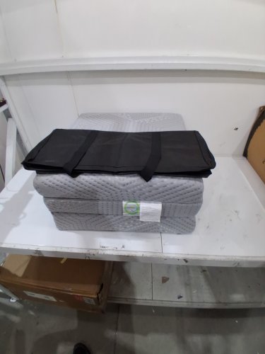 Certipur-us Tri Folding Foam Polyester Blend Mattress Pad - 75" x 25" x 4" - grey image 3