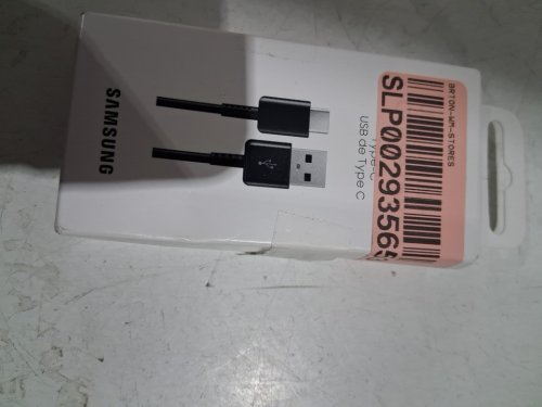 Samsung USB-A to USB-C charging and data sync cable - 4ft -black (model: DG930) image 2